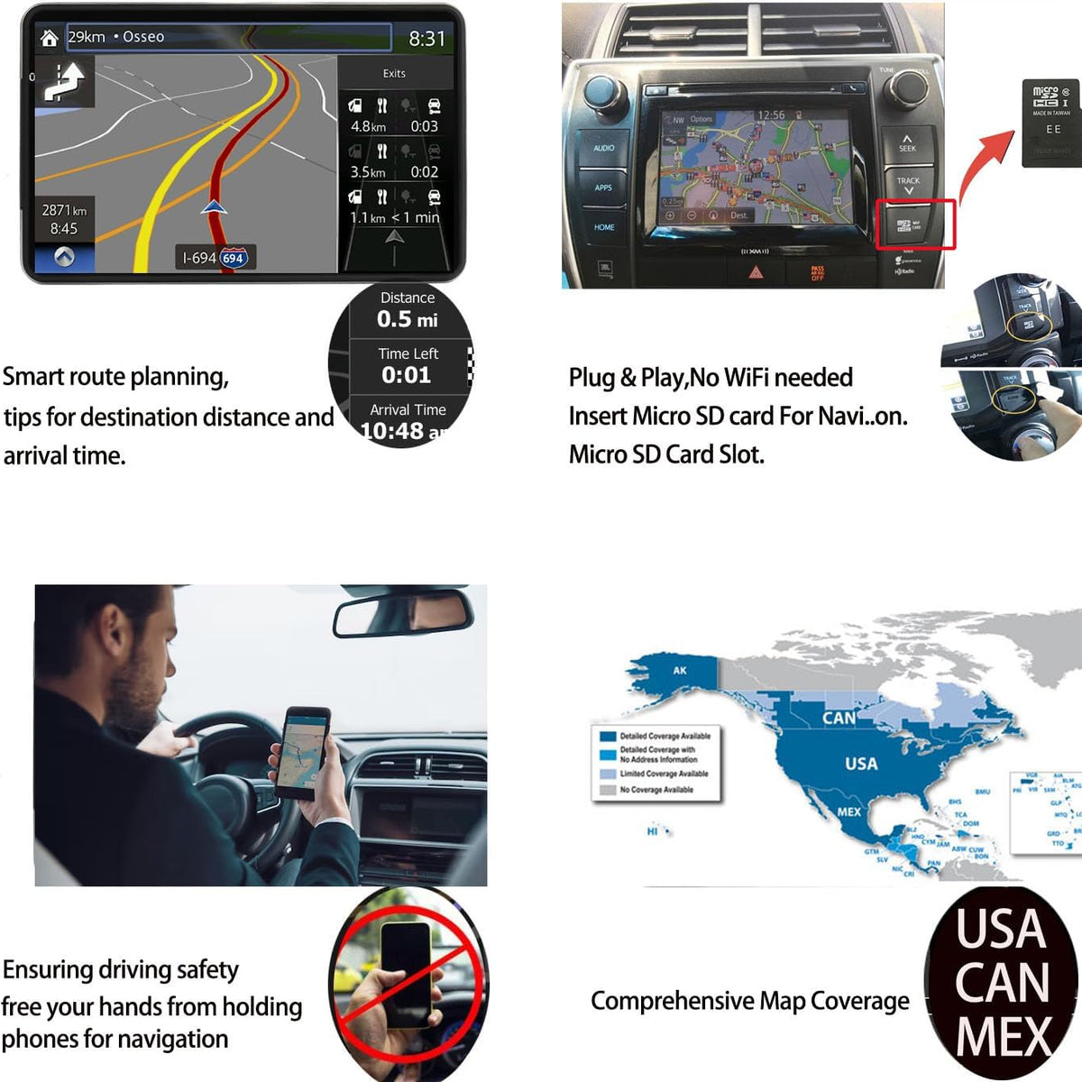 TOYOTA 2025 Navigation Micro SD Card GPS MAP Update 86271-0E077