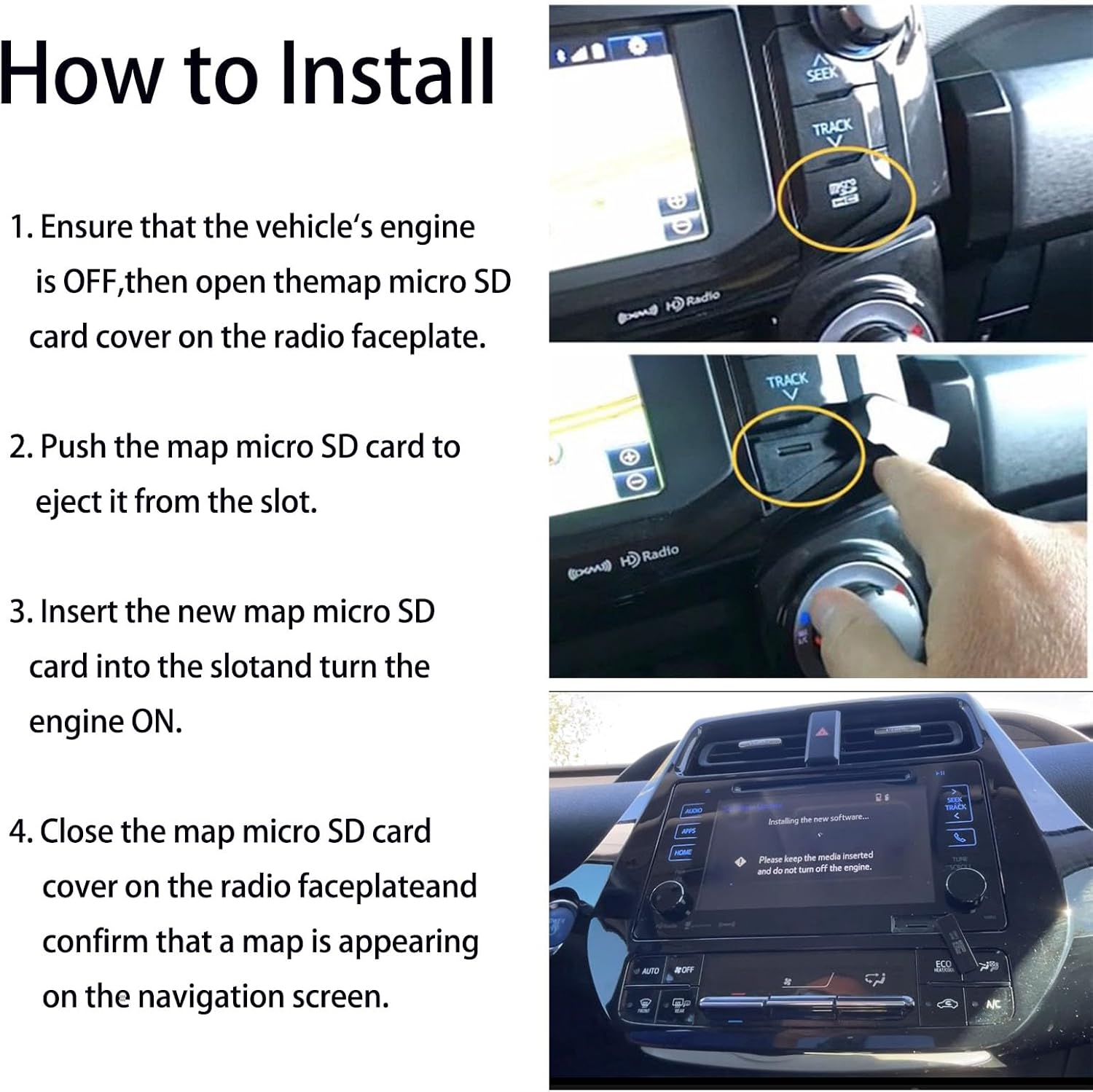 TOYOTA 2025 Navigation Micro SD Card GPS MAP Update 86271-0E077