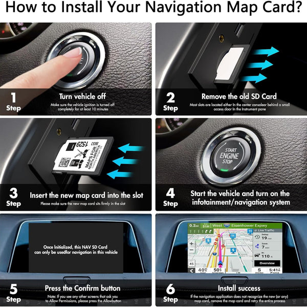 GM 8653 1529 Navigation GPS SD Card Map Update