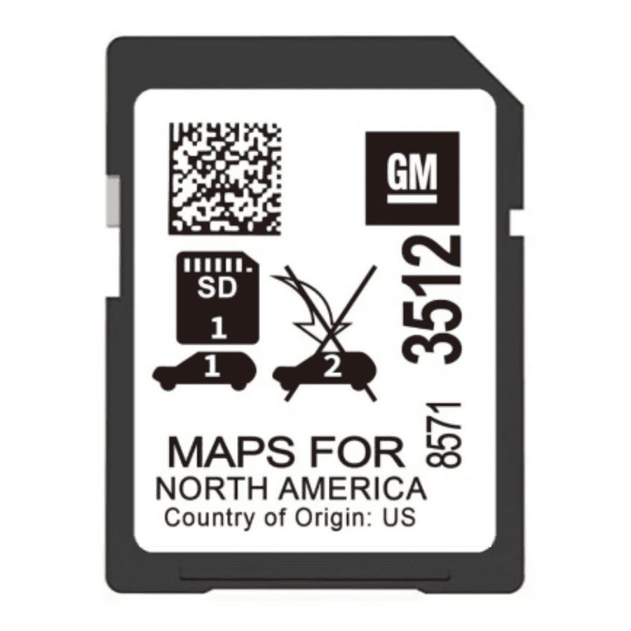 GM 8571 3512 Navigation GPS SD Card 2024 Map Update Cadillac Buick Chevrolet GMC