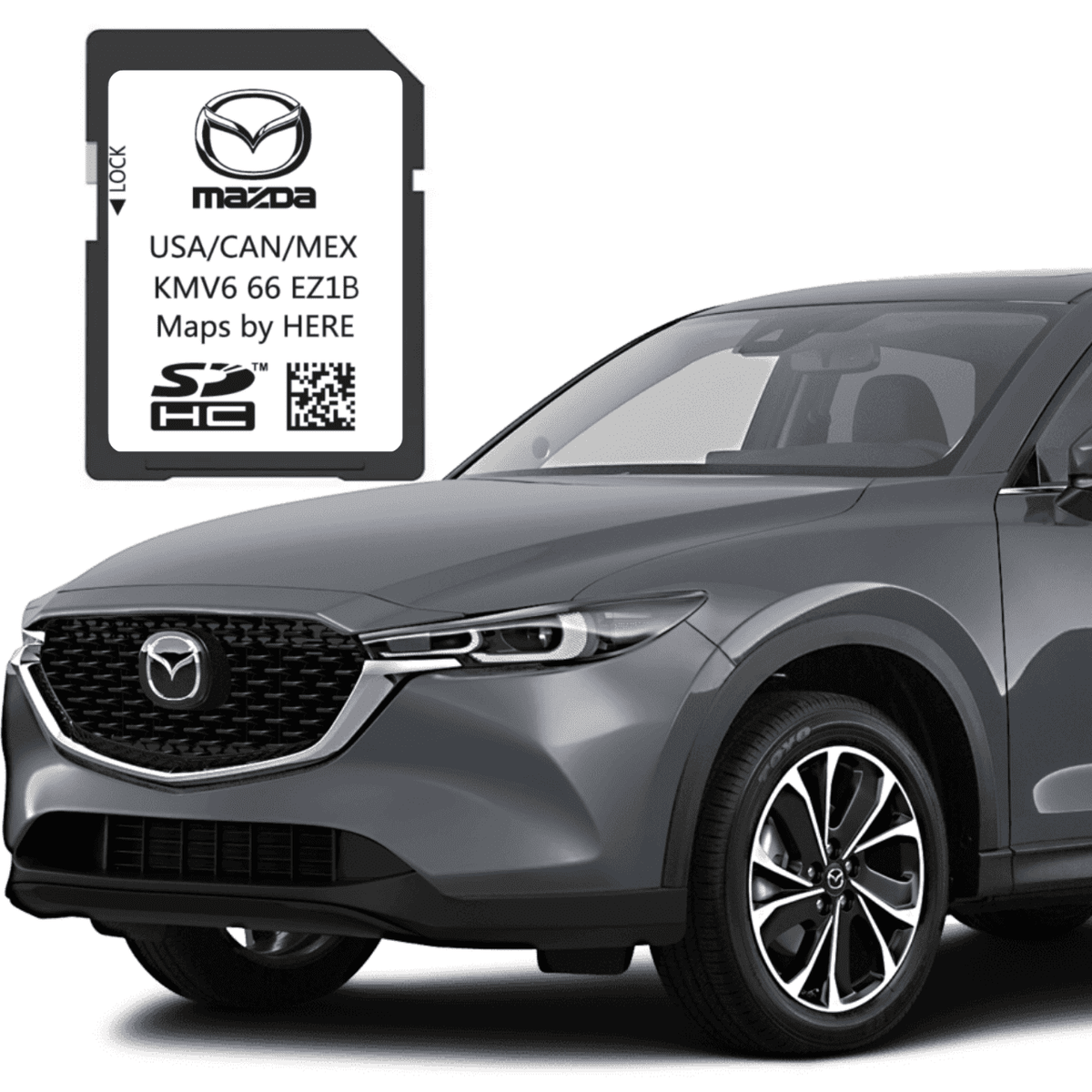 Mazda KMV666EZ1B Navigation SD Card 2025 map data 2024/2025 models only