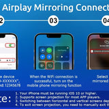 10.2” Wireless CarPlay/Android Auto with 4K + Dash Cam + Reverse Camera