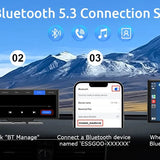 10.2” Wireless CarPlay/Android Auto with 4K + Dash Cam + Reverse Camera