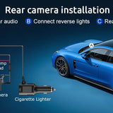 10.2” Wireless CarPlay/Android Auto with 4K + Dash Cam + Reverse Camera