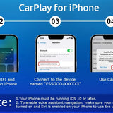 10.2” Wireless CarPlay/Android Auto with 4K + Dash Cam + Reverse Camera