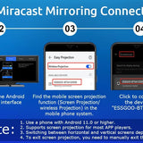 10.2” Wireless CarPlay/Android Auto with 4K + Dash Cam + Reverse Camera