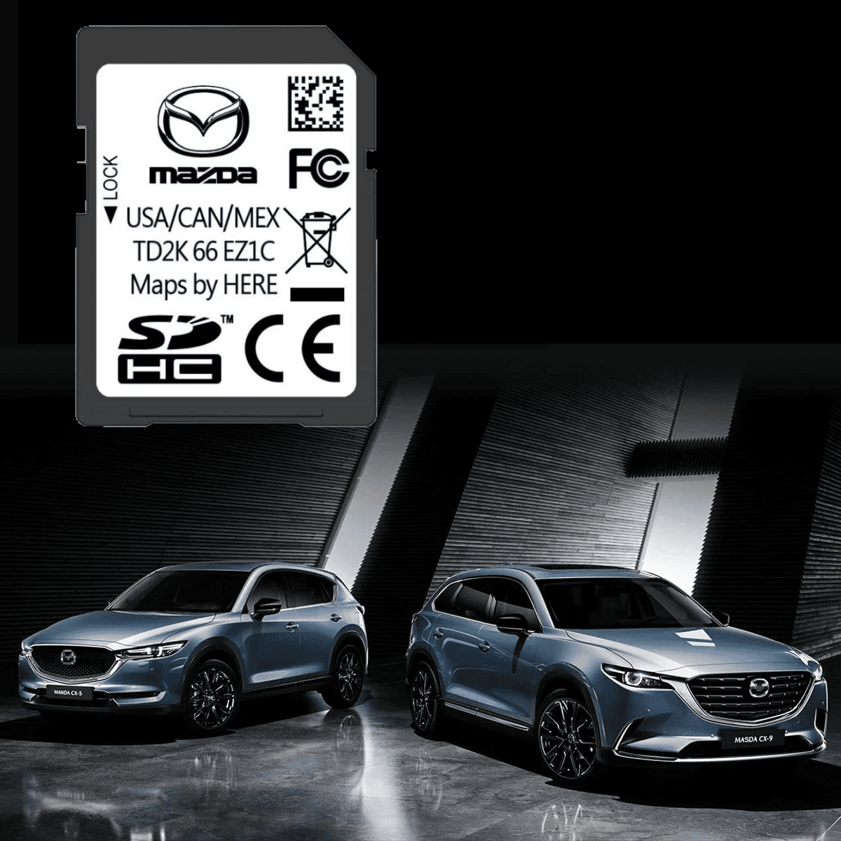 NEW Mazda TD2K66EZ1C Navigation SD Card 2026