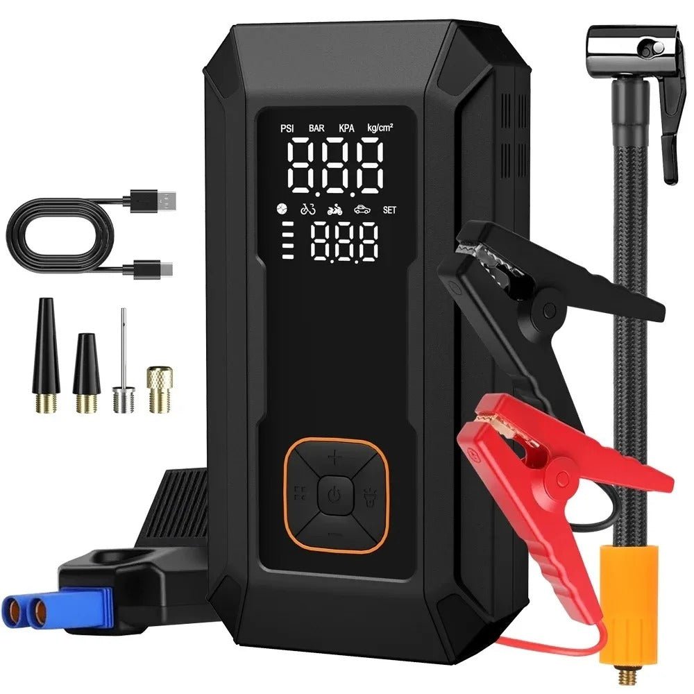 5-in-1 Portable Car Jump Starter & Air Compressor 1500A Peak / 150PSI