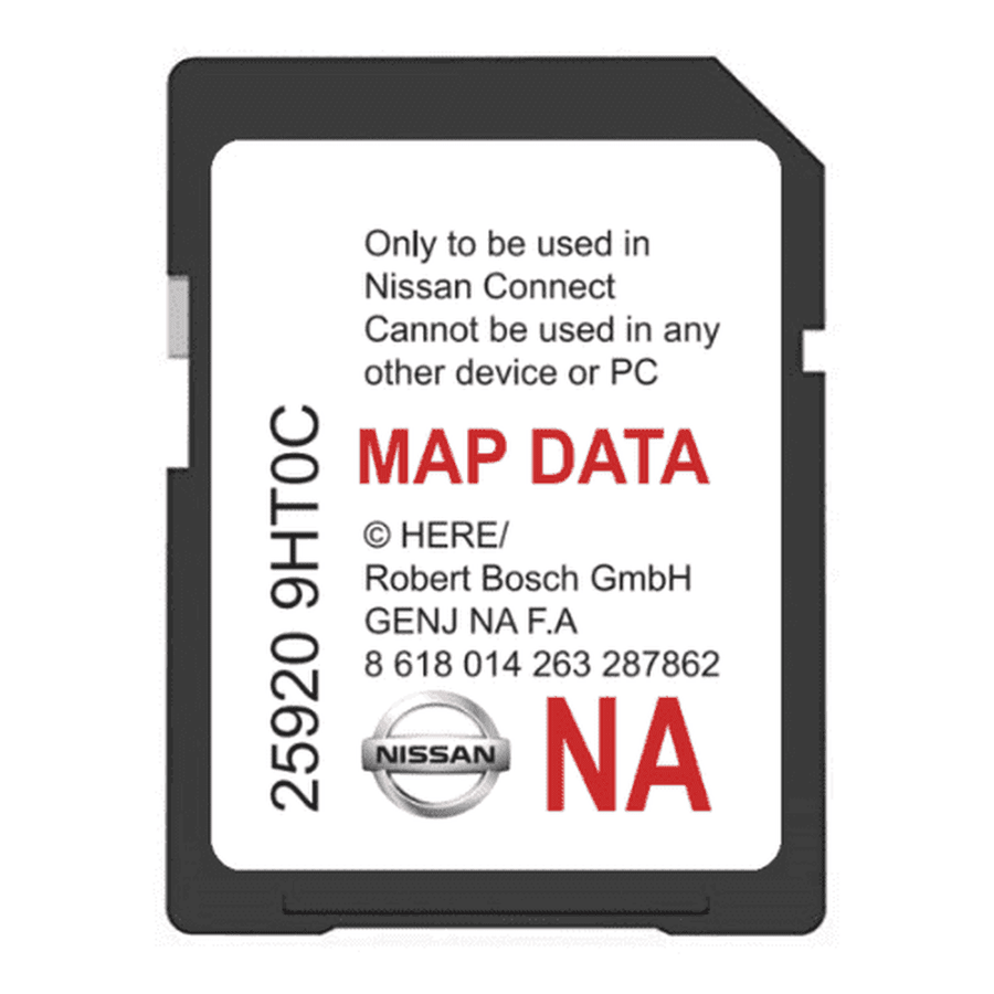 Nissan Connect SD Card Navigation GPS Map Update | US Canada | 25920-9HT0C | Altima Rogue Sentra Xterra Titan Frontier
