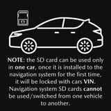 Mazda TD2K66EZ1B Navigation SD Card